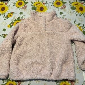 New OshKosh B'gosh Soft Blush Sherpa Pullover